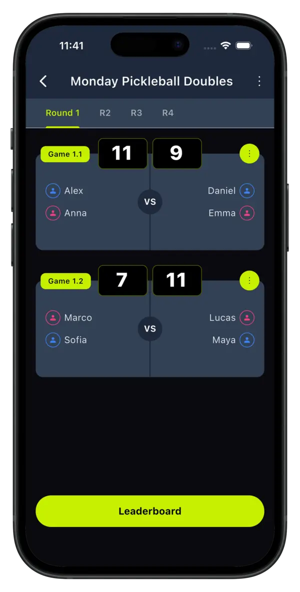 Pickleball Scheduler